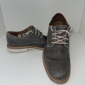 Timberland Naples Trail Mens Size 10.5 Shoes Oxford Gray Printed Nubuck Leather
